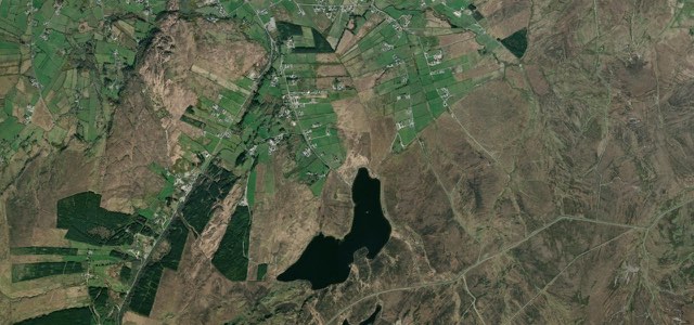 Satellite map of Mamore Gap, Ireland
