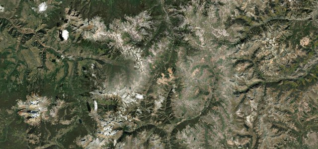 Satellite map of Million Dollar Highway, The West