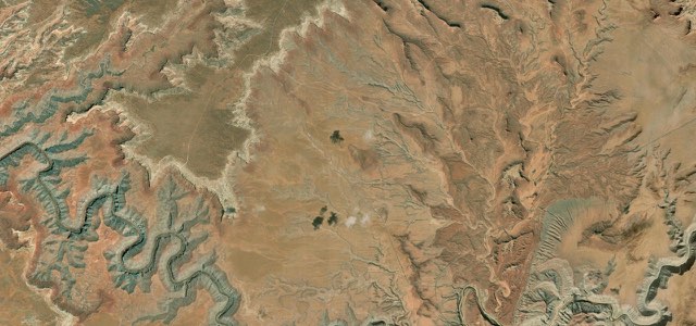 Satellite map of Moki Dugway, The West