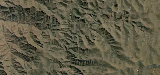 Satellite map of Moteng and Mahlasela Passes, Lesotho
