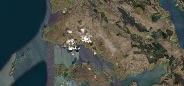 Satellite map of Mull West Coast Road, Scotland
