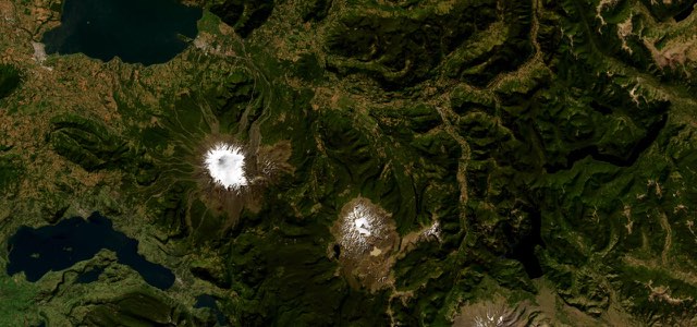 Satellite map of Paso Mamuil Malal, Chile