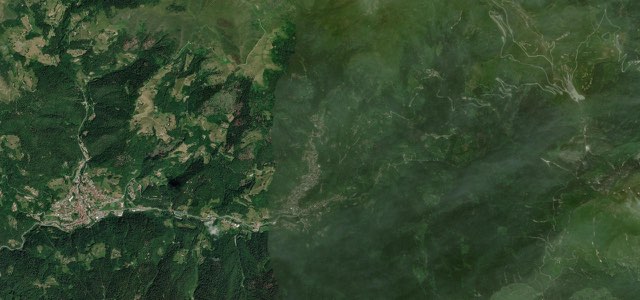 Satellite map of Passo del Maniva, Italy