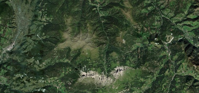 Satellite map of Passo delle Erbe (Würzjoch), Italy