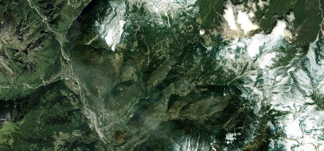 Satellite map of Passo Duran, Italy