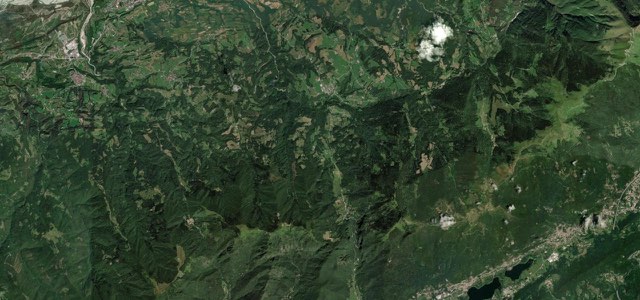 Satellite map of Passo San Boldo, Italy