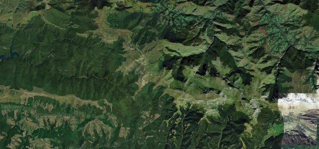 Satellite map of Port de Larrau, France