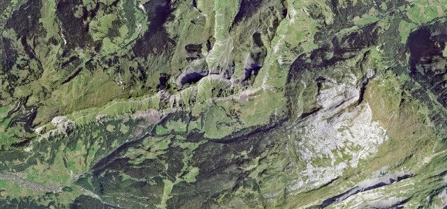 Satellite map of Pragel Pass, Switzerland