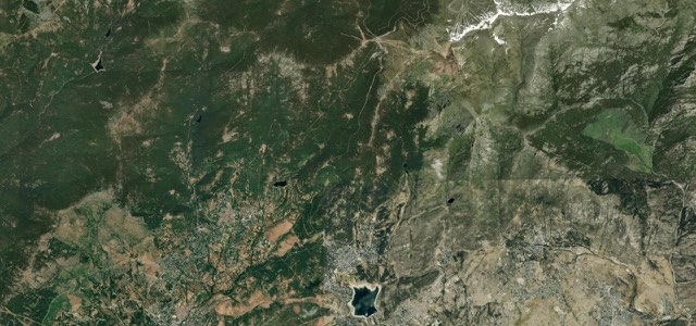 Satellite map of Puerto de Navacerrada, Spain