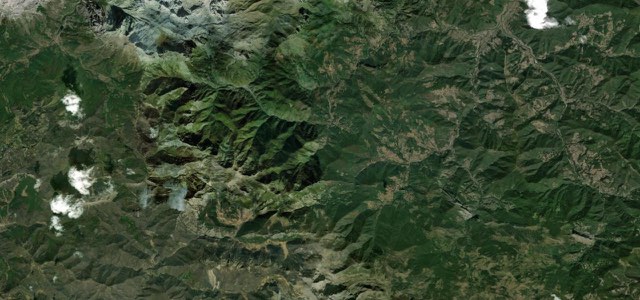 Satellite map of Puerto de San Glorio, Spain