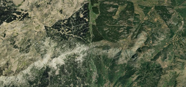 Satellite map of Puerto del Pico, Spain