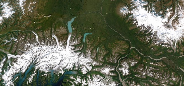 Satellite map of Richardson Highway, The West