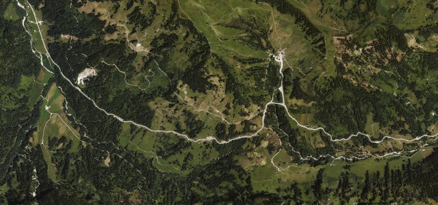 Satellite map of Riedbergpass, Germany