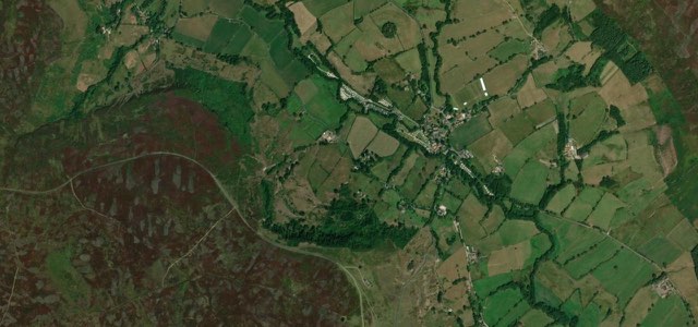 Satellite map of Rosedale Chimney Bank, Northern England