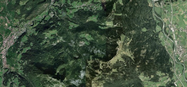 Satellite map of Rossfeld Panoramastraße, Germany