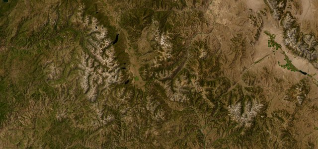 Satellite map of Sawtooth Scenic Byway, The West