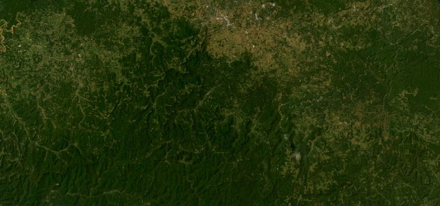 Satellite map of Scenic 7 Byway, Pelsor to Harrison, The East
