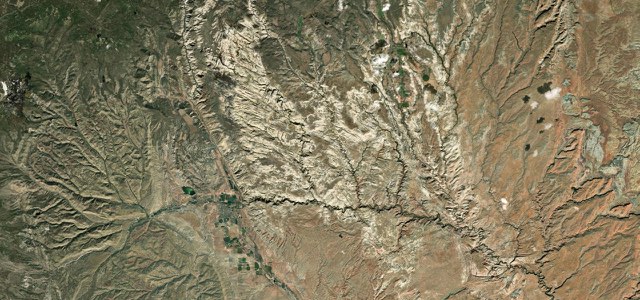 Satellite map of Scenic Byway 12 Hogback, The West