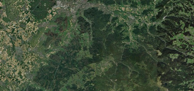 Satellite map of Schauinslandstraße, Germany