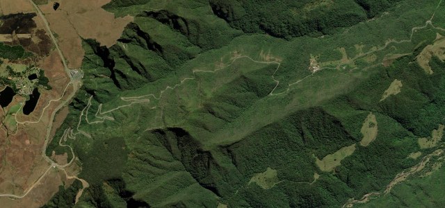Satellite map of Serra do Rio do Rastro, Brazil