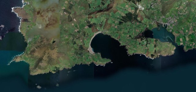 Satellite map of Slea Head Drive, Ireland