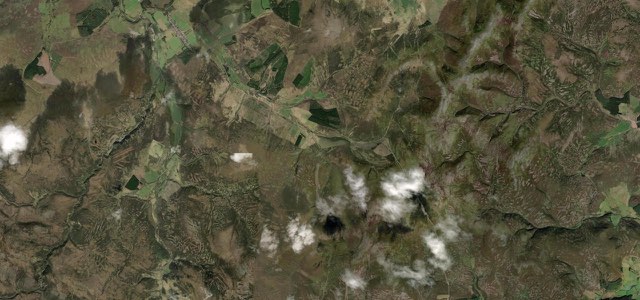 Satellite map of The Snow Road, Scotland