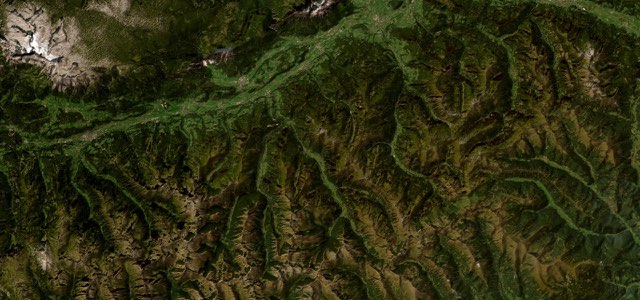Satellite map of Sölkpass, Austria