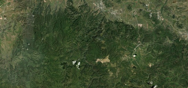 Satellite map of Spearfish Canyon Scenic Byway, The West