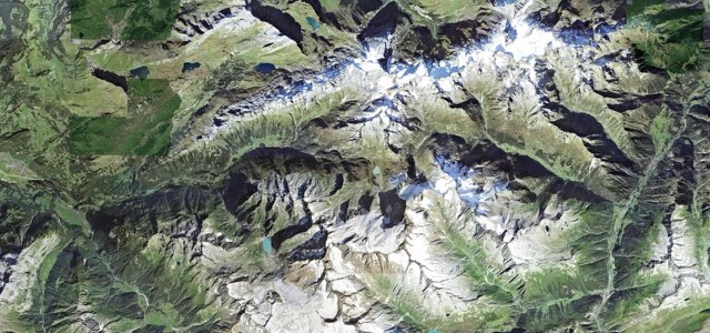 Satellite map of Susten Pass, Switzerland