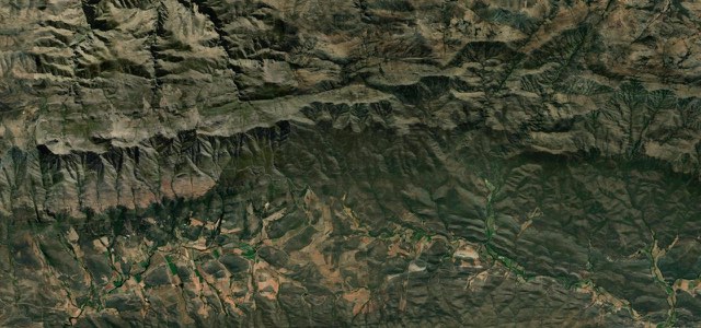 Satellite map of Swartberg Pass, South Africa