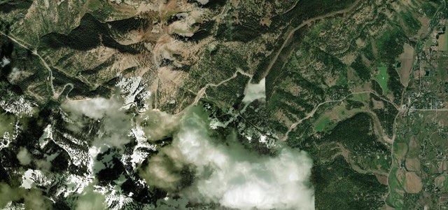 Satellite map of Teton Pass, The West