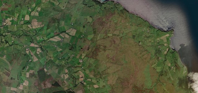Satellite map of Torr Head Scenic Road, Northern Ireland
