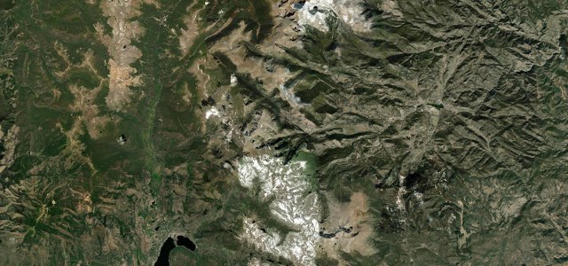 Satellite map of Trail Ridge Road, The West