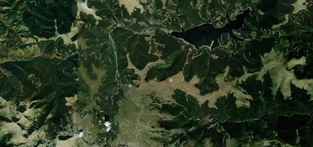 Satellite map of Transalpina, Romania