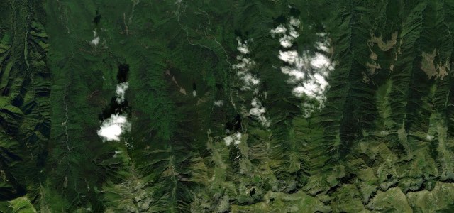 Satellite map of Transfăgărășan, Romania