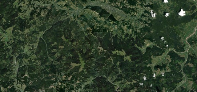Satellite map of Transrarău, Romania