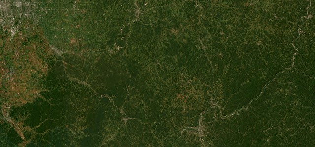 Satellite map of The Triple Nickel, The East