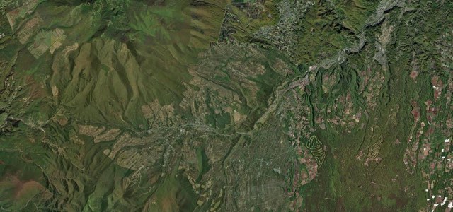 Satellite map of Tsumagoi Panorama Line, Japan