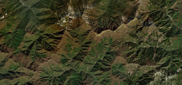 Satellite map of UFO Line (Kamegamori), Japan