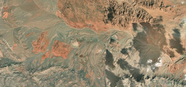 Satellite map of Valley of Fire Highway, The West