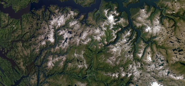 Satellite map of Vikafjellsvegen, Norway
