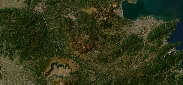 Satellite map of Yamanami Highway, Japan