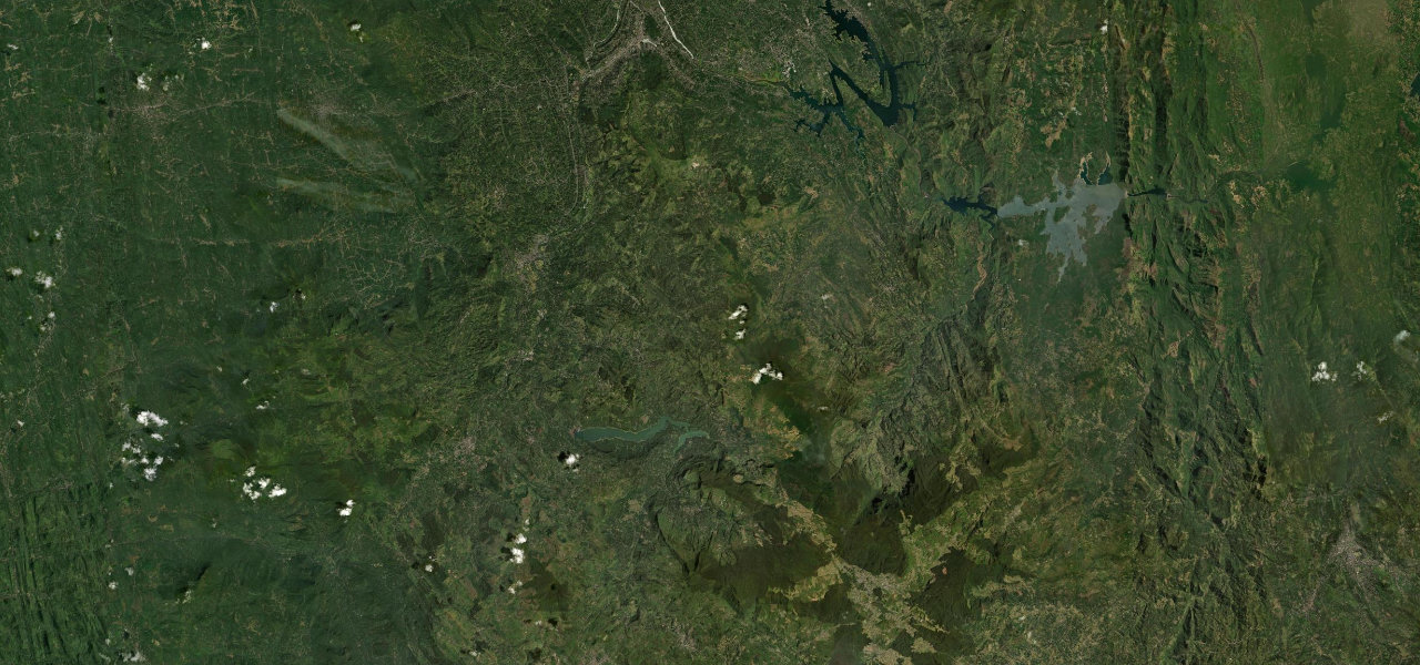 Satellite map of Hill Country Highway