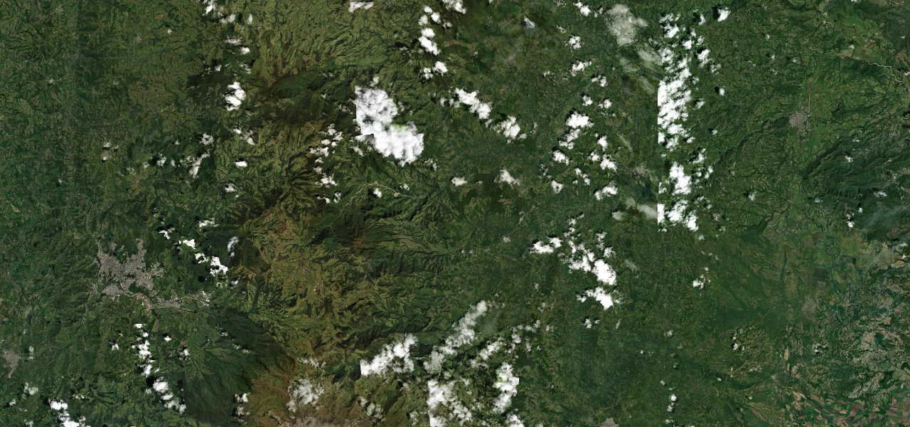 Satellite map of Alto de Letras, Colombia