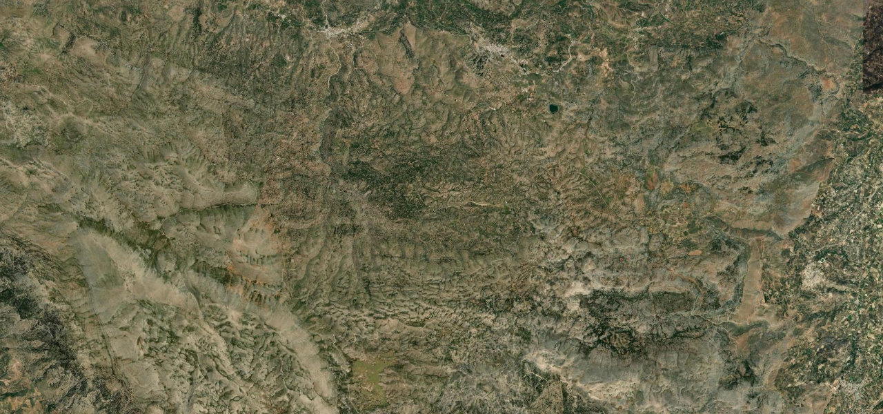 Satellite map of Nida Plateau Road, Crete