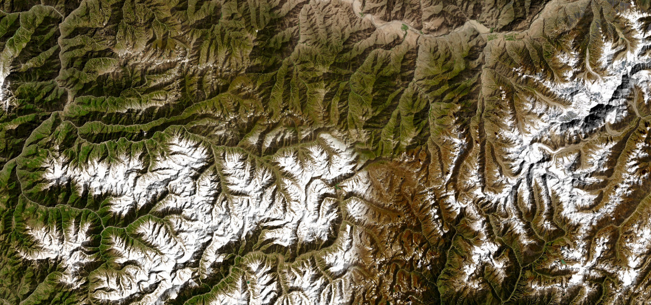 Satellite map of Babusar Pass