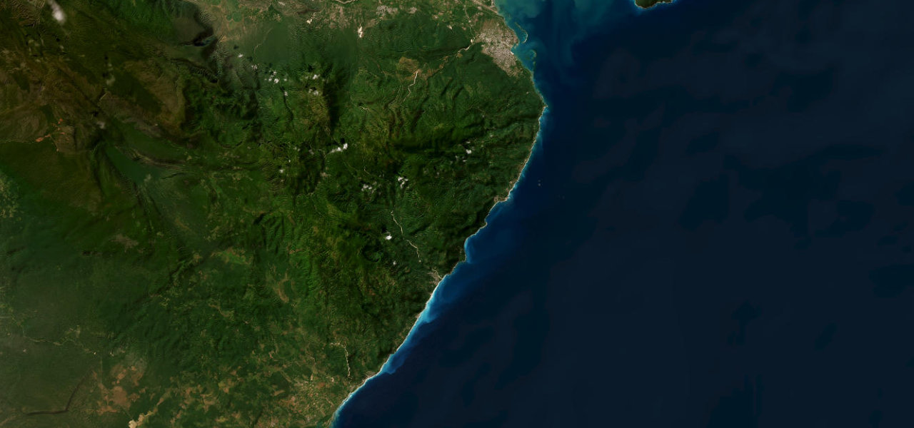 Satellite map of Barahona Coastal Road, Dominican Republic