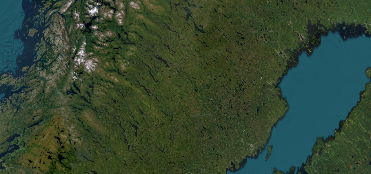 Satellite map of Blå Vägen, Sweden
