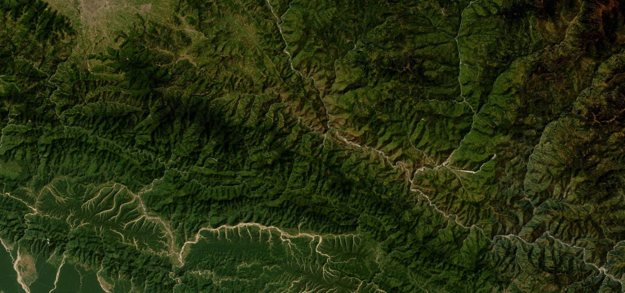 Satellite map of BP Highway