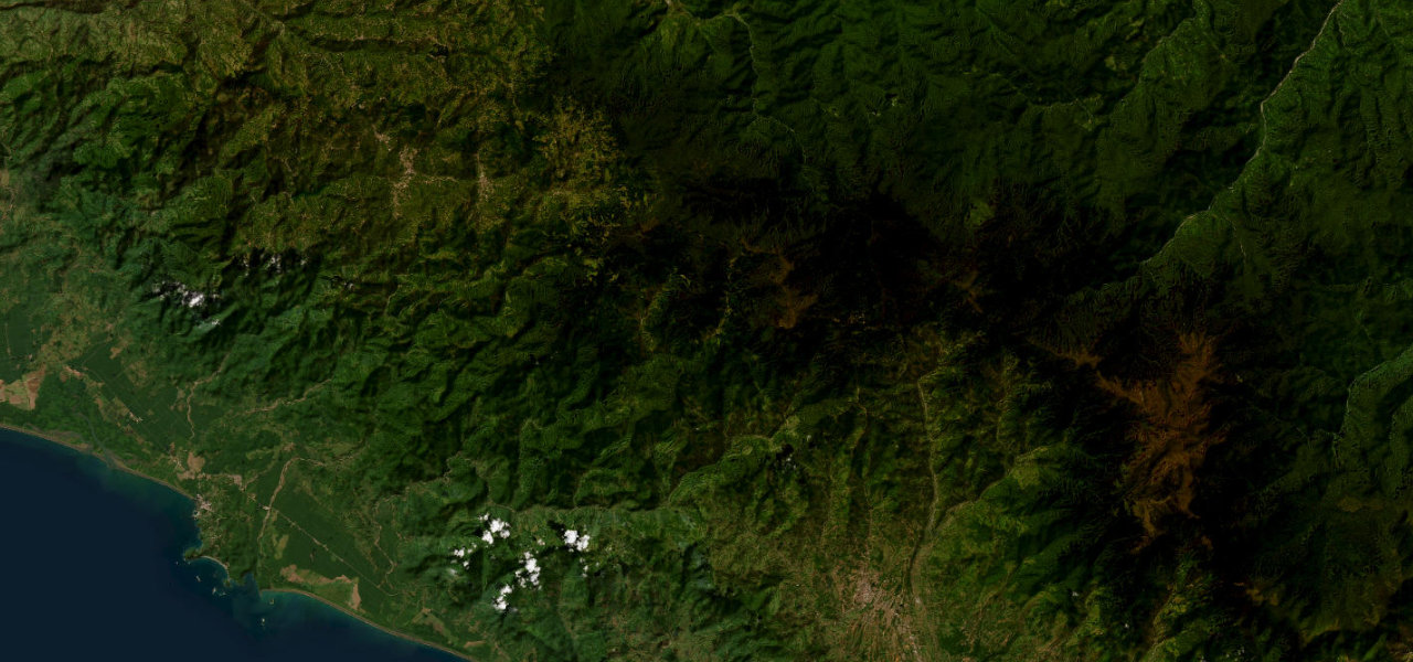Satellite map of Cerro de la Muerte, Costa Rica